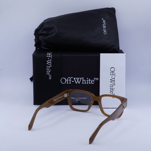 Off-White OERJ059 STYLE 59 7400 Square Eyeglasses 52mm – Mud - Picture 5 of 10